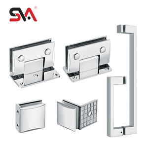 VUÔNG Cambered Bề Mặt Điều Chỉnh Heavy Duty Kẽm Hợp Kim Brass 90 Độ Màn Hình Vòi Hoa Sen Glass Door <span class=keywords><strong>Pivot</strong></span> Bao Vây Bản Lề - Product Image 2