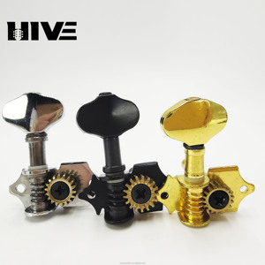 Quốc gia phong cách dân gian Guitar chỉnh chốt mở đầu Guitar Acoustic với kim loại nhạc đồng quê dây đàn guitar trong vàng Bạc và đen - Product Image 6