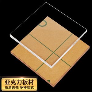 1mm 3mm 4mm 6mm Coulé Clair Extrudé Polystyrène PMMA Acrylique En Plastique Perspex Plexiglas Feuilles de Mur Panneau 4x8 Fabricant - Product Image 2
