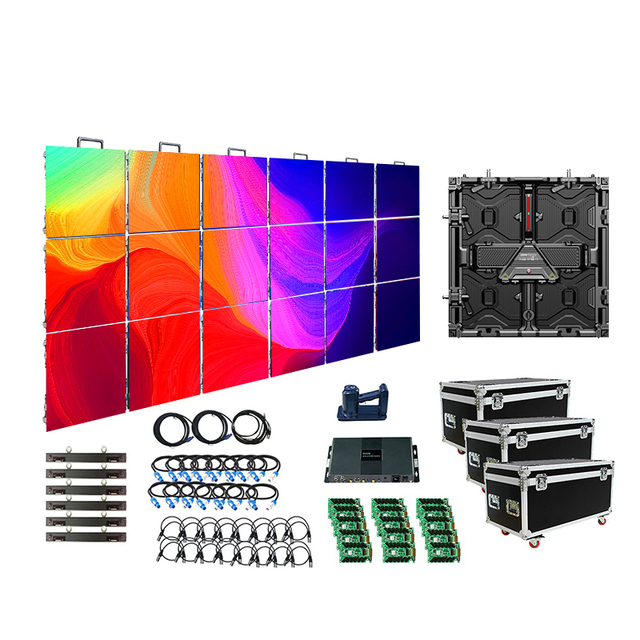 Floor Stand Wall Mount Ceiling 7680Hz Rental Event Indoor Backdrop Panel P3.91 8K IP65 Digital Signage LED Display Stage Screens