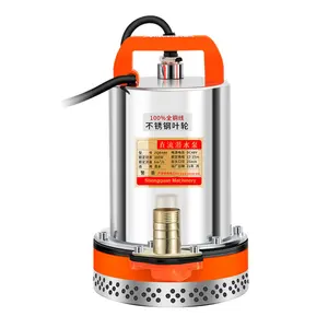 Mini bomba de água dc, bomba de água submersível submersível 12v 24v 48v 60v