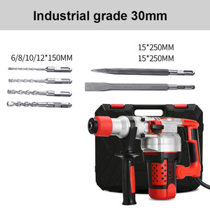 Martillo Demoledor Industrial de Alta Potencia de 2200W, Rompedor de Concreto de 26mm de Diámetro, Juego de Taladro de Impacto - Product Image 5