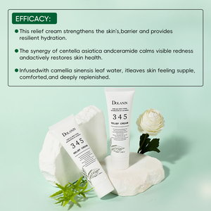 <span class=keywords><strong>Crema</strong></span> <span class=keywords><strong>Viso</strong></span> Lenitiva con Centella Asiatica e Ceramidi 50ml, Idratante Calmante per Pelle Sensibile, Anti-Arrossamento, Etichetta Privata OEM - Product Image 5