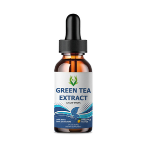 Extrait de thé vert liquide OEM ODM en gouttes, soutient le système immunitaire, la santé de la peau et le bien-être général, compléments alimentaires à base de plantes - Product Image 1