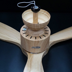 Techo de ahorro de energía de los ventiladores de techo de madera sólida hoja de ventilador de techo sin luz - Product Image 2
