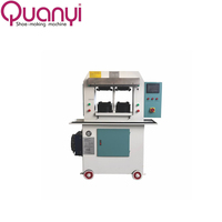 Machine de moulage de semelles à double station haute puissance, équipement de fabrication de chaussures chinois avec composant moteur central
