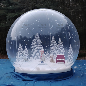 Precio al por mayor: Globo de nieve inflable para eventos interiores, modelo 202404, para Navidad y eventos temáticos de nieve, con forma de tienda y para juegos de bolas de nieve. Venta al por mayor. - Product Image 6