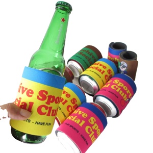 Wholesale Blank Sublimation 5Mm Neoprene Spring Snap Stubby Holder Custom Logo 12 Oz Beer Can Cooler Sleeve Slap Wrap Coozies - Product Image 2