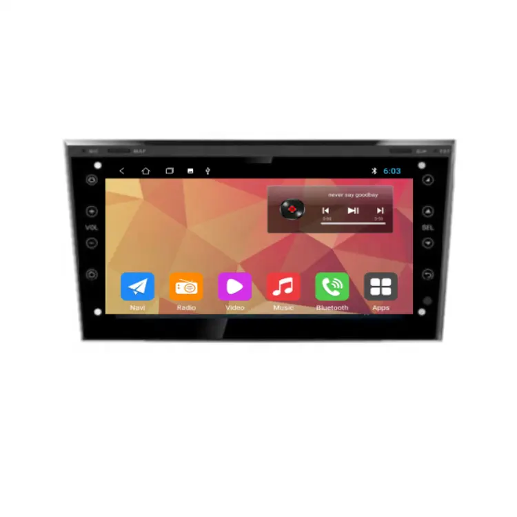 Bosstar android araba Gps navigasyon radyo için opel evrensel 7 inç stereo BT wifi ile
