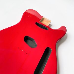 Cuerpo de guitarra pintado de rojo, barril en blanco, acabado sólido de tilo, estilo TL - Product Image 6
