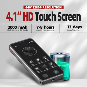 Nhà Máy Giá 5.0 Inch Màn Hình Cảm Ứng 139 Ngôn Ngữ Ai Dịch Thổ Nhĩ Kỳ Dịch Thiết Bị Bằng Giọng Nói Hình Ảnh Dịch Cho Du Lịch - Product Image 3