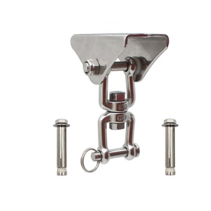 Nhiệm Vụ Nặng Nề Thép Không Gỉ 360 Xoay Xoay Mắt Hàm Đu Móc Móc 70X40Mm Trần Tường Treo Kit Cho Võng Yoga Đấm Bốc - Product Image 4