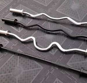 Barbel Baja Berkualitas Tinggi 1.2m untuk Angkat Bebas, Set Penyangga Plat Beban Tahan Lama, Beban Angkat Berat 8kg, Laris Terjual - Product Image 1