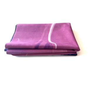 Juego de Tapete de Yoga de Microfibra de Gamuza Antimicrobiana, Ecológico y Duradero, con Bolsa para Tapete de Yoga, Ultrafino de 1 mm, Antideslizante, Plegable para Viajes y Fitness - Product Image 3