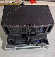 Sistem Speaker Line Array Profesional Audio Plastik HHDL 200Dual 10-inci Berdaya Tinggi Aktif untuk Panggung