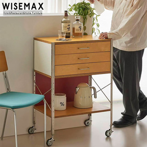 WISEMAX <strong>FURNITURE</strong> New Arrival Living Room <strong>Furniture</strong> Wooden Metal Frame Storage Sideboard with Drawers Moveable Cabinet <strong>for</strong> <strong>Home</strong> - Product Image 4