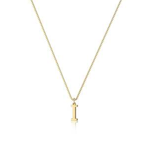 قلادة عصرية لطيفة شخصية 14 قيراط بحروف ذهبية على شكل حرف H قلادة ضيقة مع سلسلة صندوق للنساء - Product Image 5