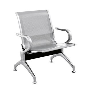 Silla de espera Bao Xian BX-RG350 de acero inoxidable con reposabrazos para uso hospitalario - Product Image 3