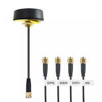 Antenne Puck cellulaire 3G GSM 4G LTE à gain élevé, verticale, étanche, omnidirectionnelle, à montage par vis, pour armoire extérieure, 698-2700 MHz