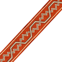 Largeur 6.2CM Sky Larus dentelle de rideau brodée personnalisée, adaptée aux rideaux, coussins, accessoires de canapé,