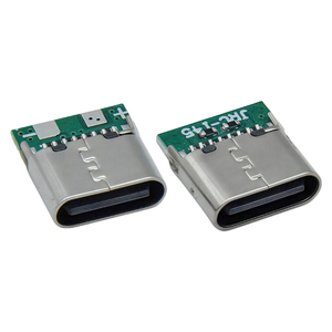 <span class=keywords><strong>USB</strong></span> 3.1 Tipo-C 16P Fêmea Conector Material de cobre com Dual 5.1K resistores para PCB Application Board Montado