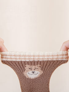 Xiangyi <span class=keywords><strong>Calcetines</strong></span> De <span class=keywords><strong>Nina</strong></span> Kids Warm Calf Bulk Sock Toddler Thickened Fleece Infant Baby <span class=keywords><strong>Calcetines</strong></span> Set - Product Image 4