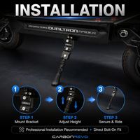 Béquille latérale Carbonrevo Dualtron pour trottinette électrique – Qualité supérieure, ajustement parfait, résistance à l'usure, robustesse accrue