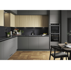 2025 Australia Home Project Combinación de colores de dos tonos <span class=keywords><strong>Simple</strong></span> I Shape Grey MDF Lacquer Gabinete de cocina de madera Diseño moderno - Product Image 6