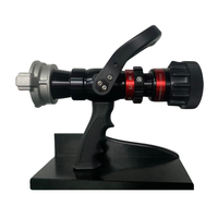 Buse de pulvérisation d'incendie avec adaptateur Storz, raccord flexible en alliage d'aluminium, poignée pistolet réglable, buse de lutte contre l'incendie