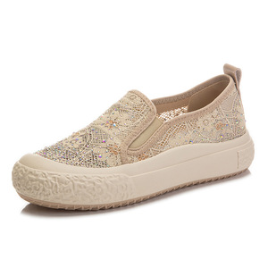 New Style Casual Summer Mesh Loafers Genuine Leather Insole <b>Soft</b> Breathable Light Weight Comfort Slip-On Pantshoes Fashion Trend - Product Image 1