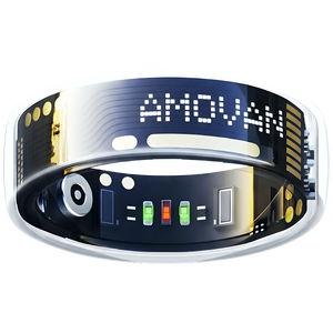 Bague Intelligente en Cristal Saphir 2026 : Suivi Santé, Fitness et Sommeil, Moniteur de Fréquence Cardiaque, Compatible iOS et Android - Product Image 6