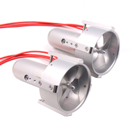 Haute puissance KTI-12T 43.5V 878W 12.5kg poussée sous-marine propulseur moteur sans balais pour planche à roulettes électrique RC bateau ROV hydroptère