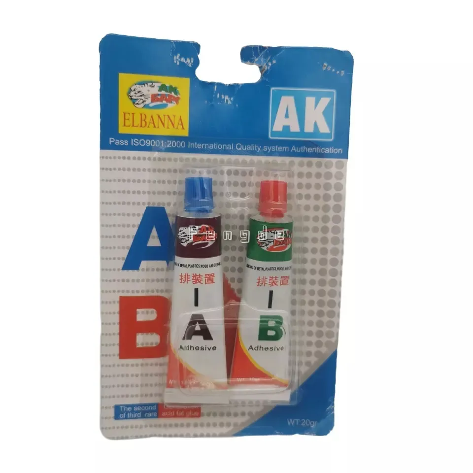 Klarer Acryl-Epoxid-Ab-Kleber in Spritzen-/Röhrchen verpackung 12,5 ml 12,5 ml/ 3 ml 3 ml Klebstoff