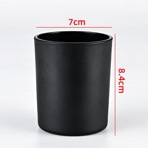 ขวดแก้วเปล่าสำหรับเทียนพร้อมฝาไม้ไผ่สุดหรู ขนาด 220 มล./7.3 ออนซ์ ขวดแก้วฝ้าสำหรับทำเทียน - Product Image 3