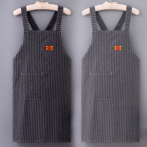 Tablier de cuisine personnalisé avec logo imprimé, tablier de <span class=keywords><strong>cuisinier</strong></span> pour <span class=keywords><strong>chef</strong></span>, sublimation, tablier en coton imperméable - Product Image 1