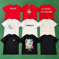 T-shirts d'occasion pour hommes en gros – Lots de t-shirts vintage en coton, styles variés, en balles, directement de l'usine