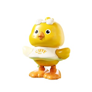 Jouet à remonter en forme de poussin, jouet sauteur en plastique pour bébés de 0 à 12 mois, cadeau interactif parent-enfant - Product Image 2
