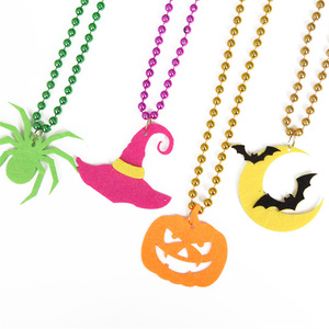 Collares de Calabazas, Fantasmas <span class=keywords><strong>y</strong></span> Murciélagos con Cuentas, Resistentes al Agua, para Decoraciones de Fiesta de Halloween, Brillan en la Oscuridad, Gran Venta - Product Image 5