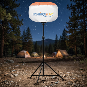Lampe à ballon LED portable 60W avec trépied 360° °   Lampe d'urgence extérieure anti-éblouissement pour le camping, les pique-niques et l'éclairage temporaire des chantiers - Product Image 3