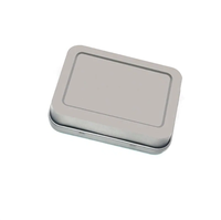 Boîte en étain rectangulaire personnalisée, conteneur métallique durable pour l'emballage alimentaire et cadeaux, recyclable, chic pour le stockage de chocolat et de snacks