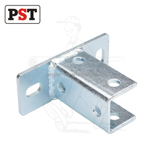 Kẽm mạ 8 lỗ hình chữ nhậ<span class=keywords><strong>t</strong></span> bài cơ sở strut chung phụ kiện vuông bài cơ sở - Product Image 4