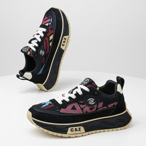 Chaussures de sport pour hommes, course à pied, cuir PU ultra-fin, basketball, chaussures de sport et de loisirs pour hommes - Product Image 4