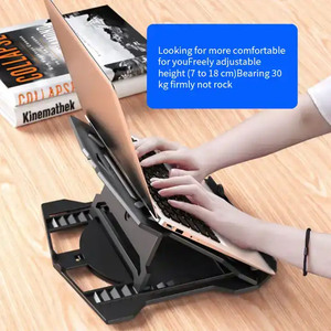 OEM &amp; ODM <strong>Notebook</strong> N2 <strong>Computer</strong> Stand 8-Speed Adjustment Fold-up and Down with Turntable Durable Plastic Laptop Stand - Product Image 4