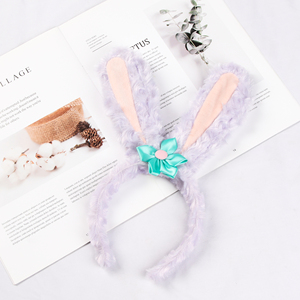 Vente en gros de bandeaux coréens mignons à petites fleurs et de bandeaux antidérapants en peluche, polyvalents et au prix d'usine - Product Image 1