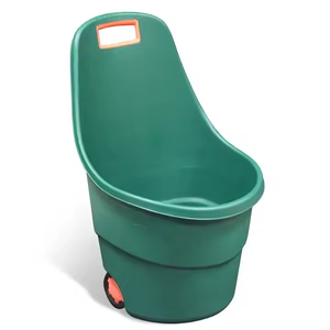 Weerbestendige Multifunctionele Kunststof Tuinwagen Voor Bladeren, Muck & Gazon Afval Met Wielen. - Product Image 1