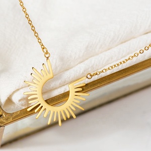 Joyería Étnica Tribal Original de la Amazonía, Chapada en Oro de 18k, Delicada, de Alta Calidad, Collares de Acero Inoxidable Vintage para Mujer - Product Image 1