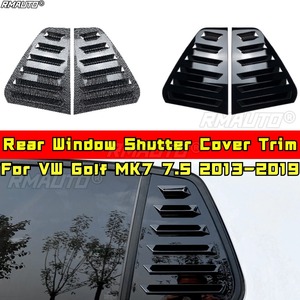 Rear <b>Window</b> Shutter Cover Trim <b>Window</b> Louver Side <b>Vent</b> Trim for VW Golf MK7 7.5 2013-2019 Body Kit Car Accessories - Product Image 2
