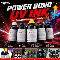 Encre UV industrielle pour imprimante à plat Ricoh Gen5 Gen6 CMYK LC LM Blanc Vernis pour impression grand format