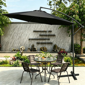 High Quality Foldable Lightweight Waterproof Anti-UV Garden Umbrella Cantilever <strong>Parasol</strong> <strong>3M</strong> Iron Hotel Courtyard Outdoor - Product Image 3