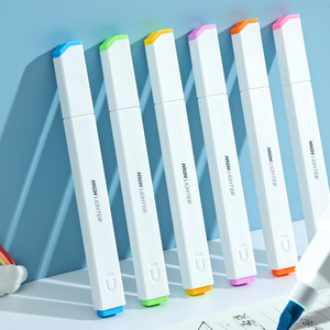 Marcadores Fluorescentes de Colores Pastel, Resaltadores con Fragancia, Bolígrafos de Acuarela para Dibujar y Escribir, Set de Papelería - Product Image 3